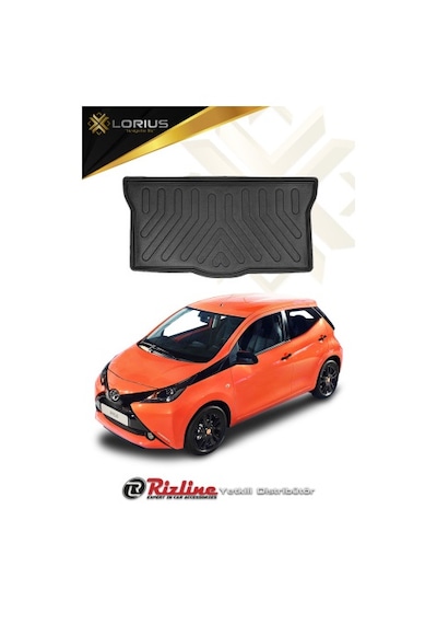 Rizline Toyota Uyumlu Aygo 2005-2014 Araca Özel 3D Havuz Paspas