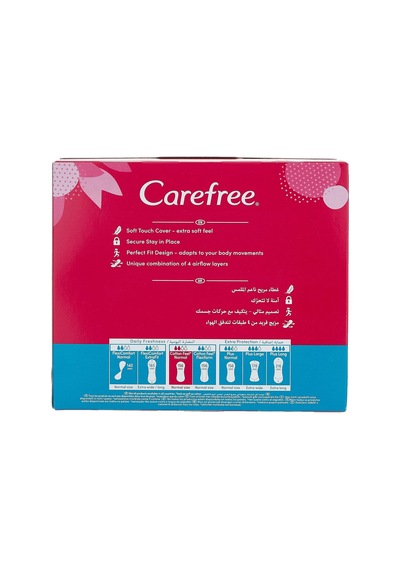 Carefree Normal Cotton Parfümsüz 100'lü Günlük Ped