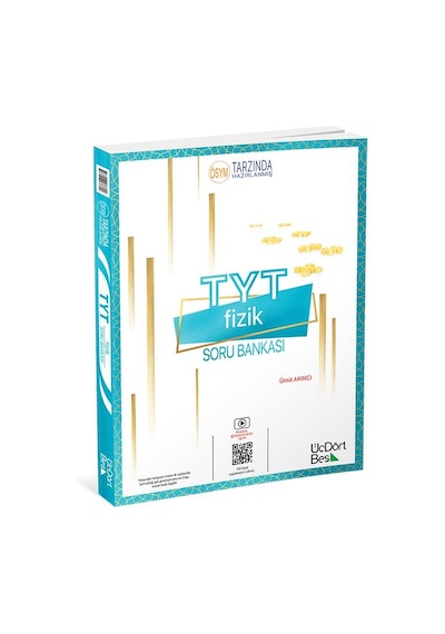 Tyt Fizik Soru Bankası - Üçdörtbeş Yayınları