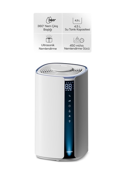 Hava Nemlendirici Lite 2 Akıllı, Ultrasonik Sıcak & Soğuk Buhar, 4.5l, Wifi X7451