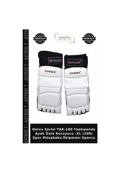 Delux Serisi Tak-100 Taekwondo Ayak Üstü Koruyucu -xl 100 Spor Müsabaka Ekipmanı Sporcu Çok Renkli