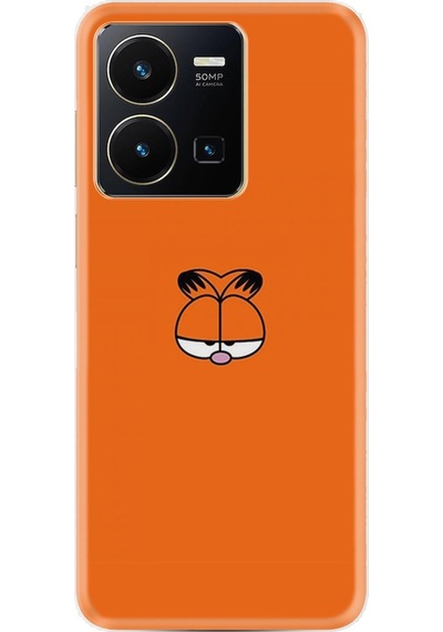 Vivo Y35 Kilif Silikon Desen Garfi 1733 566402739