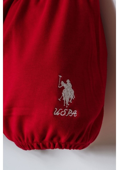U.s. Polo Assn. Kız Bebek Beyaz Şort Takım Usb2971-c-v1 Beyaz