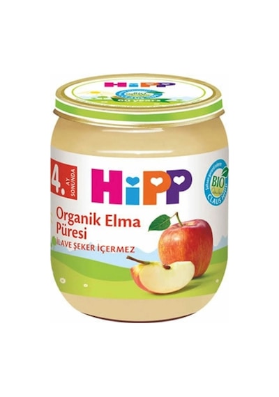 Hipp Organik Elma Püresi Kavanoz Maması 125 G