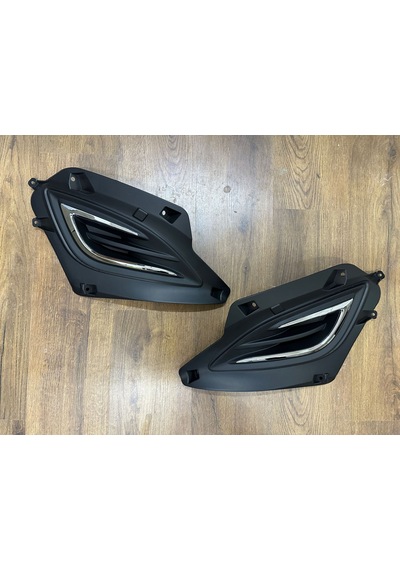 Hyundai İ20 Sis Lamba Kapağı Sağ Sol Set Nikelajlı 2012-2014