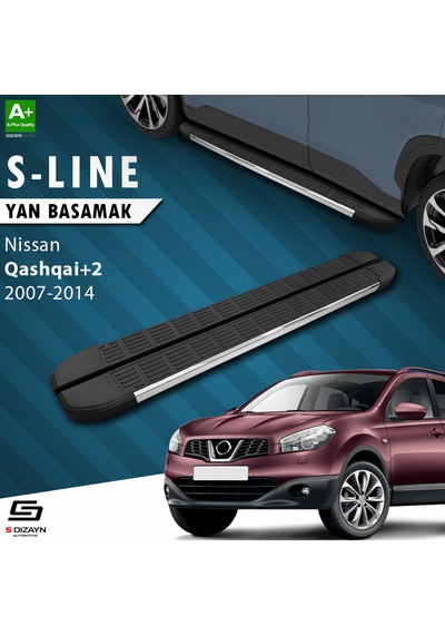 S-dizayn Nissan Qashqai +2 S-line Krom Yan Basamak 183 Cm 2007-20