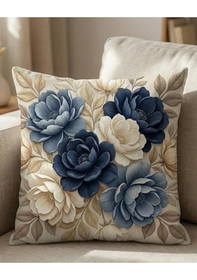 Tasarım Punch Kırlent Kılıfı 1 Adet 35x50 Modern Makine Işçiliği At Motif Diğer