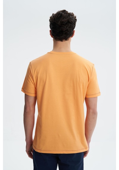 AR-MA Arma Erkek Regular Fit Süprem Penye Bisiklet Yaka Tişört Y27344407401 Pembe