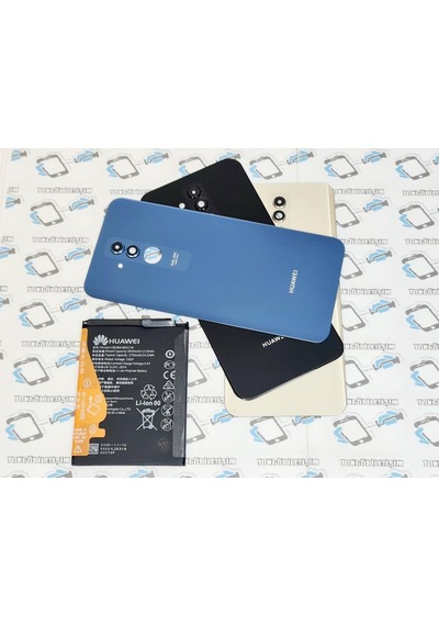 Tkgz - Mate 20 Lite Batarya + Arka Pil Kapağı (493894964) Altın