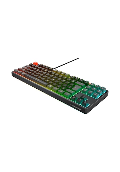 Rampage Yoru Tkl Siyah/gri Rgb Red Swich Q Mekanik Oyuncu Klavyesi