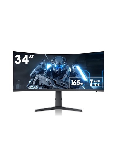Kooruı Monitör 34e6uc 34 İnç, 165hz/, Uwqhd, 3440 1440, 1ms, Adaptive Sync, Monitörler, Gamin
