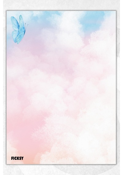 A5 Bloknot Çizgisiz Defter - 50 Yaprak - Memopad - Notepad - Not Defteri - Not Kağıdı - 1135 Çok Renkli