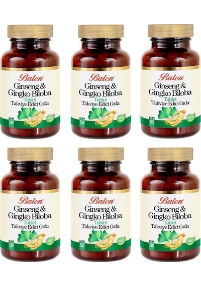 Ginseng Ginkgo Biloba Tablet 720mg*120 6 Adet