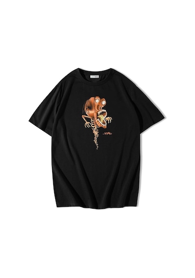 Brz Collection Unisex Oversize Travis Scott Annihilator T-shirt-siyah Siyah