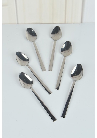 12 Adet   Çay  Kaşığı Metal