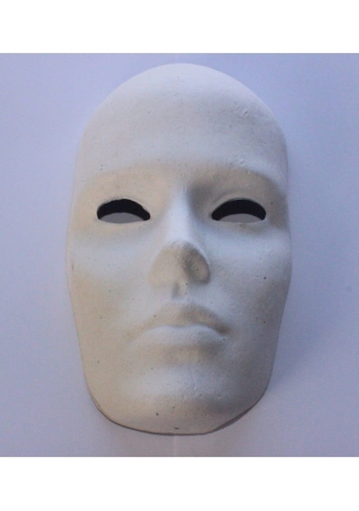 Boyanabilir Boyama Maskesi Kız Kağıt Karton Maske 5 Adet