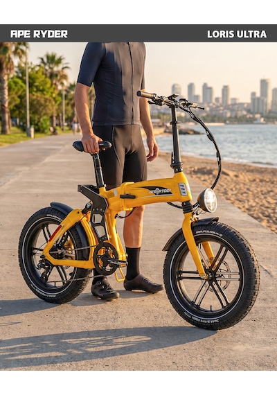 Ape Ryder Loris Ultra Elektrikli Bisiklet Sarı - 1500w