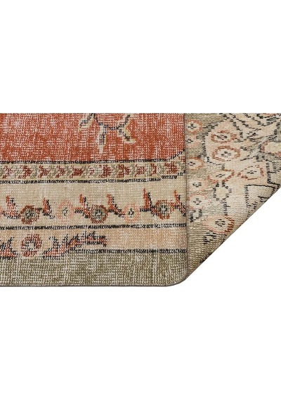 Eskitme Vintage %100 El Dokuma Halı 156 X 244 Cm 9161