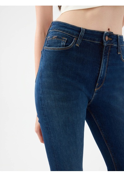 Loft Natalie Skinny Fit Koyu Mavi Kadın Jean Pantolon Lf2037056 Koyu Mavi