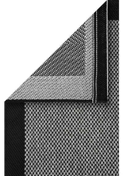 Luxess Sisal Plus 1148 Gri - Siyah Robot Süpürgeye Uygun Mutfak Halısı