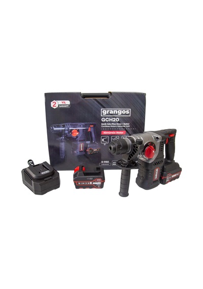 Grangos Gch20-f2 20v 5 Ah Çift Akülü Sds-plus Kırıcı/delici