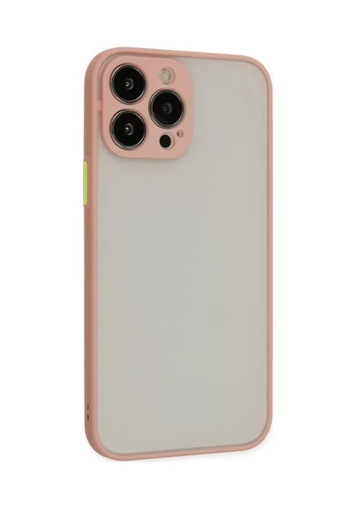 Newface Apple İphone 14 Pro Kılıf Montreal Silikon Kapak - Pembe