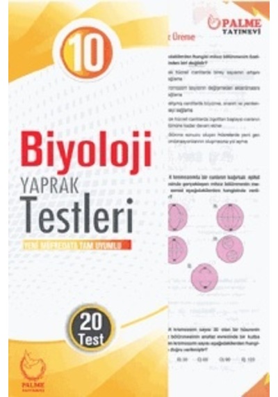 Palme Yaprak Test 10.Sınıf Biyoloji