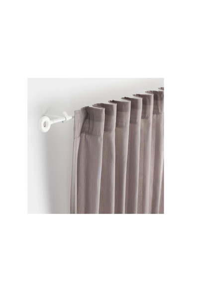 Ikea Irja Perde Çubuğu Seti , Beyaz, 140 Cm
