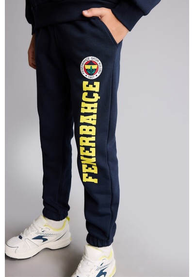 Defacto Fenerbahçe Kalın Kumaş Baskılı Eşofman Altı Erkek Çocuk I6619a826wnın42 İndigo-ın42