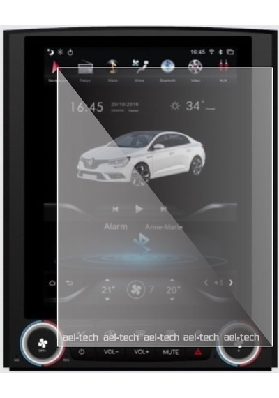 Renault Megane 4 Necvox 9.7'' Uyumlu Nano Ekran Koruyucu (542296525)