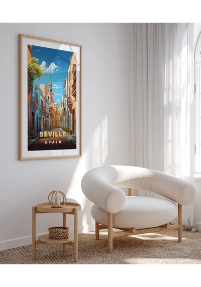 Çerçevesiz Poster Endülüs Ruhuyla Sevilla