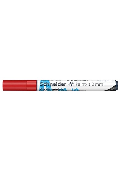 310 Akrilik Marker 2mm Kırmızı- 120102 103 Ivory