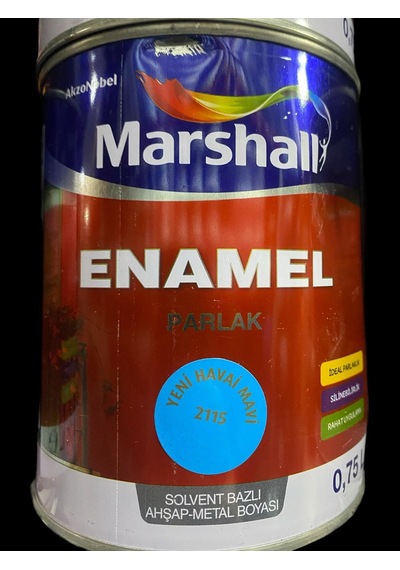 Mb Enamel Parlak Havai Mavi 0.75lt 0,75 L