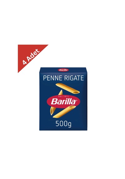 Barilla Kalem Penne Rigate 500 G X 4 Adet - Soslu Tarifler İçin İdeal Seçim
