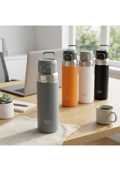 Paslanmaz Çelik Termos Matara - 1000 Ml 1 Litre Kapasiteli, Renk Seçenekli Isı Yalıtımlı Çelik Suluk Siyah Çok Renkli Paslanmaz Çelik Termos Matara - 1000 Ml 1 Litre Kapasiteli, Renk Seçenekli Isı Yalıtımlı Çelik Suluk Siyah Çok Renkli