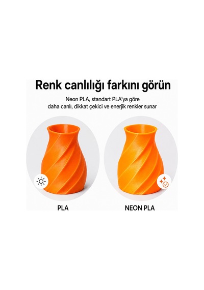 Filament Neon Turuncu Pla+ Premium