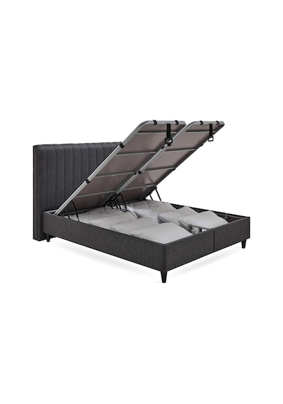 Yataş Bedding Lento Tek Kişilik Baz-Somni Başlık 120x200 Siyah 2'li Set