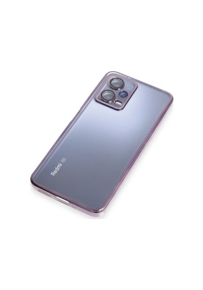 Xiaomi Redmi Note 12 5g Kılıf Razer Lensli Silikon - Mor -