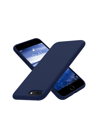 Apple Uyumlu iPhone 7 Plus / 8 Plus Lansman Kılıf İçi Kadife Leke Tutmaz Yüksek Kalite Lacivert
