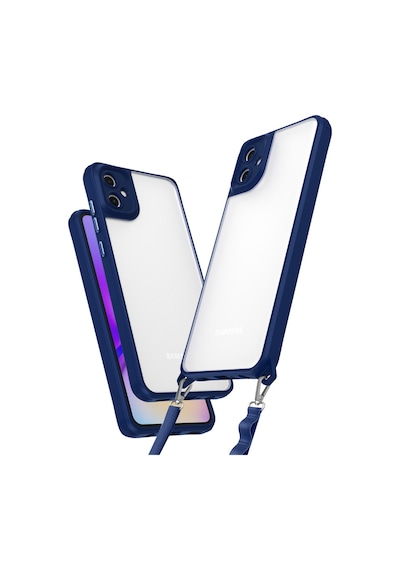 Samsung Galaxy Uyumlu - A06 Kılıf Penta Silikon Kılıf - Lacivert