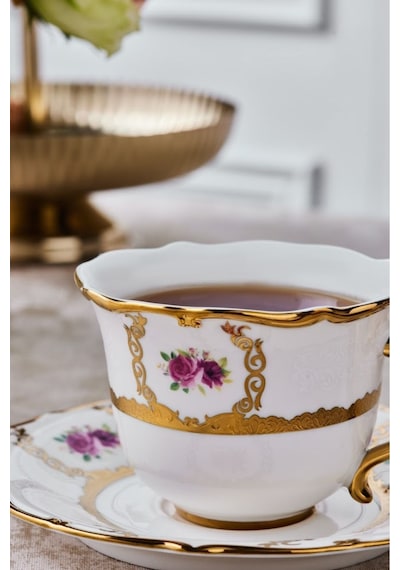 Karaca  Royal Bone Elizabeth 2 Kişilik Çay Fincanı