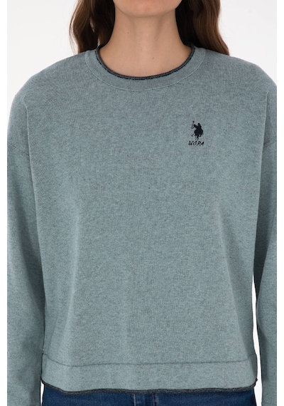 U.S. Polo Assn. Kadın Mint Bisiklet Yaka Kazak 50314675-VR090