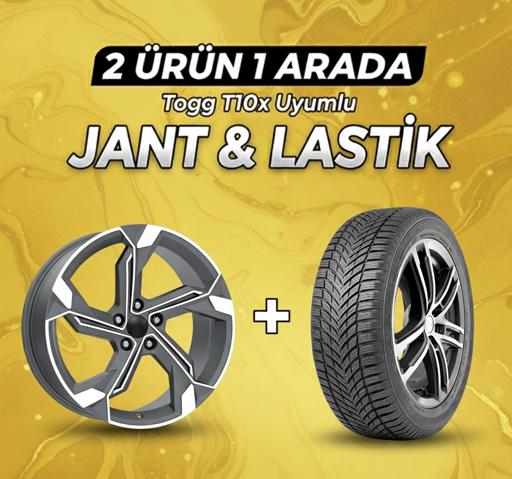 ToggT10xNokian225/60R18 4Mev.Las.4 Ad.Yıl:2025+DY1708 MGMD18"Jant 4Ad.