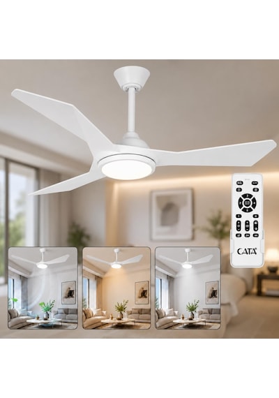 Cata Cenevre Ledli Tavan Vantilatör 132cm 52inç Ct-3000-4