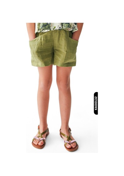 Xo Kids Kız Çocuk Şort 4-8 Yaş 56503 Haki