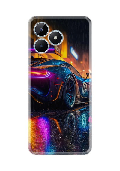 Realme Note 50 4g Kılıf Hayat Serisi Desenli Colorful Car -stock Code 2013