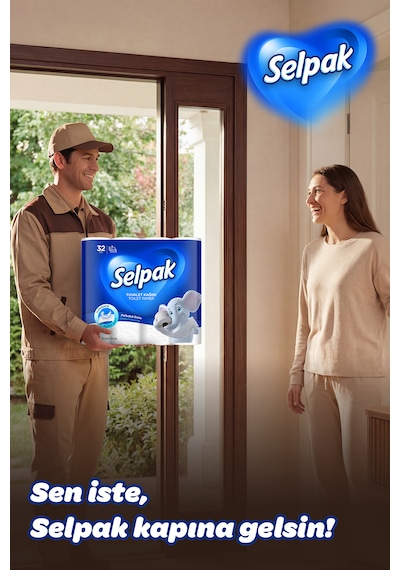 Selpak Süper Soft Üç Katlı Tuvalet Kağıdı 32 Rulo