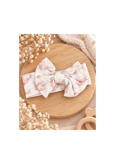 Omeca Concept Kız Bebek Unicorn Desenli 3'lü Tulum Seti Lila Ve Ekru Çıtçıtlı Patikli 2 Tulum Ve Fiyonklu Bandana