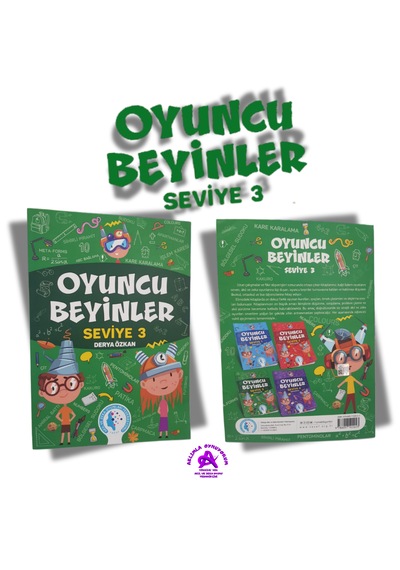 Tazof Oyuncu Beyinler Seviye 1-2-3-4 4 Kitap Bir Arada