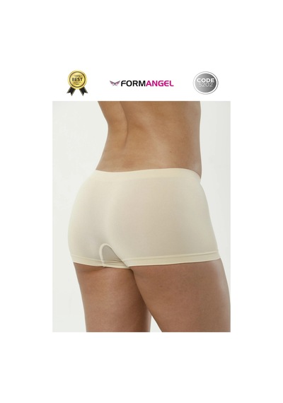 Kadınboxer Toparlayıcı Şekillendirici Seamless Kaymaz Kadın Dikişsiz Boxer İç Çamaşırı - 2 Adet Ten